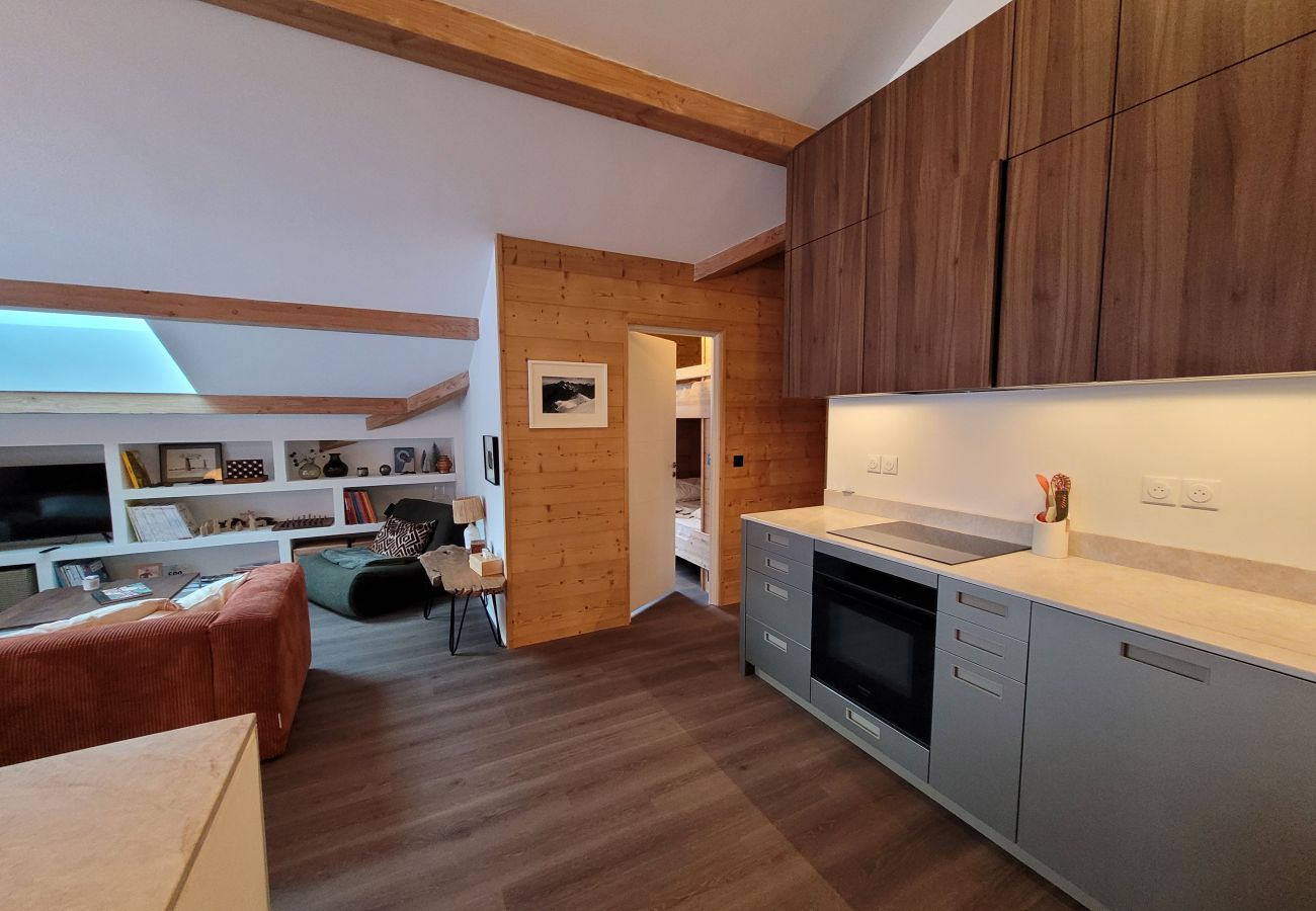 Appartement à Le Monêtier-les-Bains - Beau T3 neuf à 1km des pistes